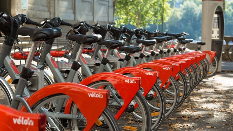 Velo'v, self-service bicycle in Lyon